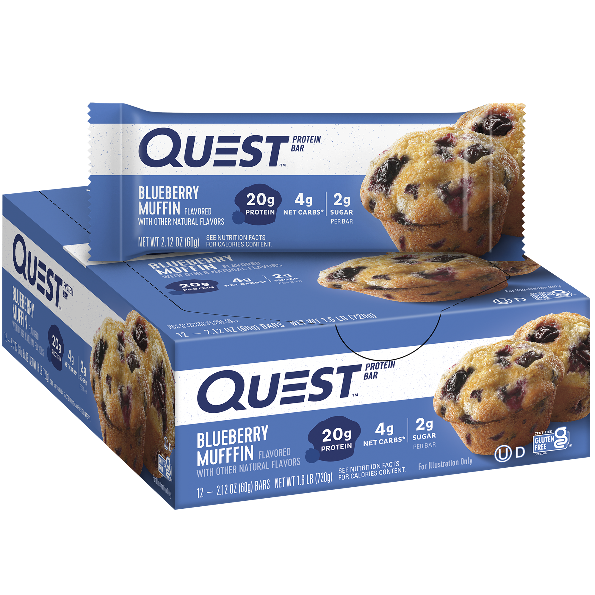 Blueberry Muffin Protein Bars