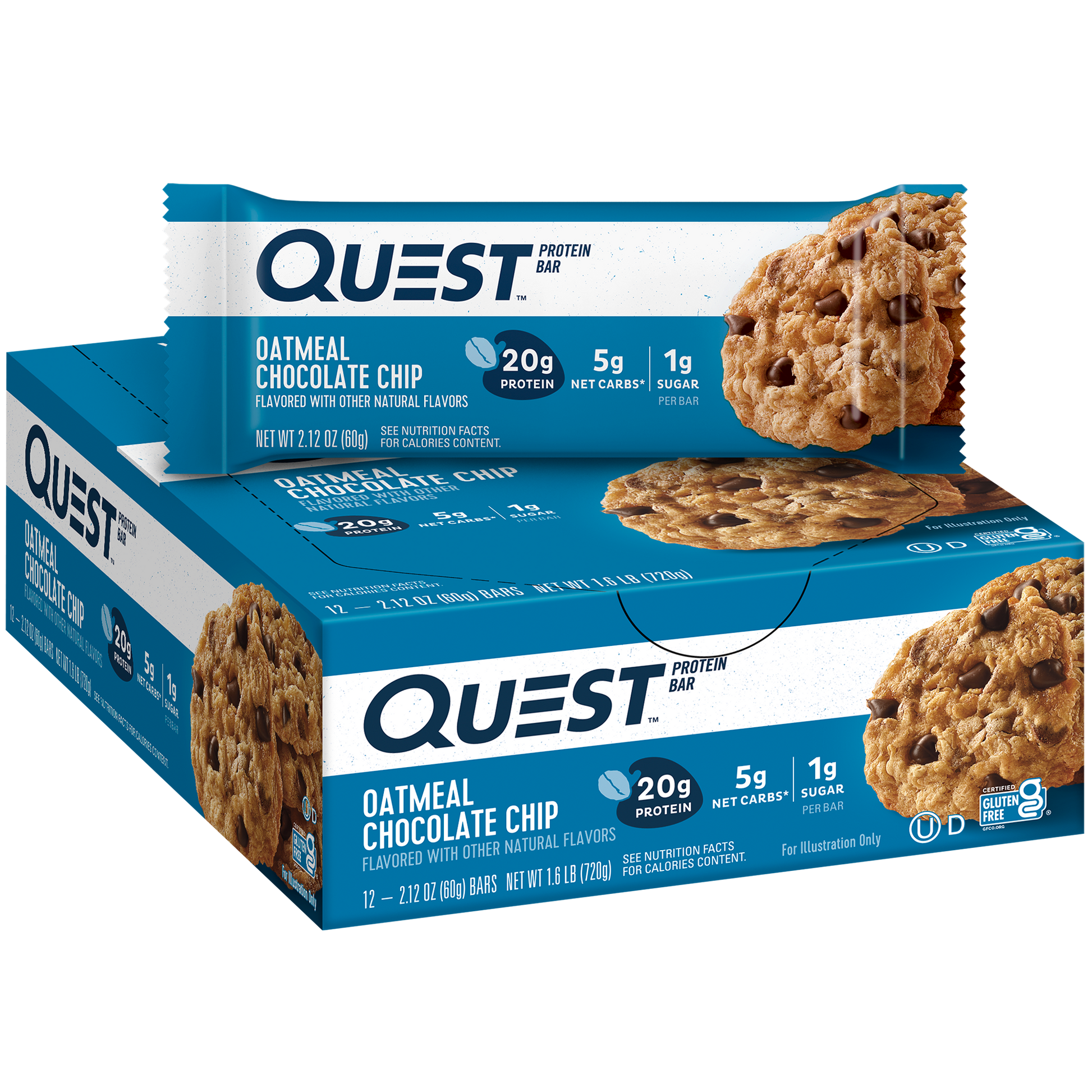 Oatmeal Chocolate Chip Protein Bars