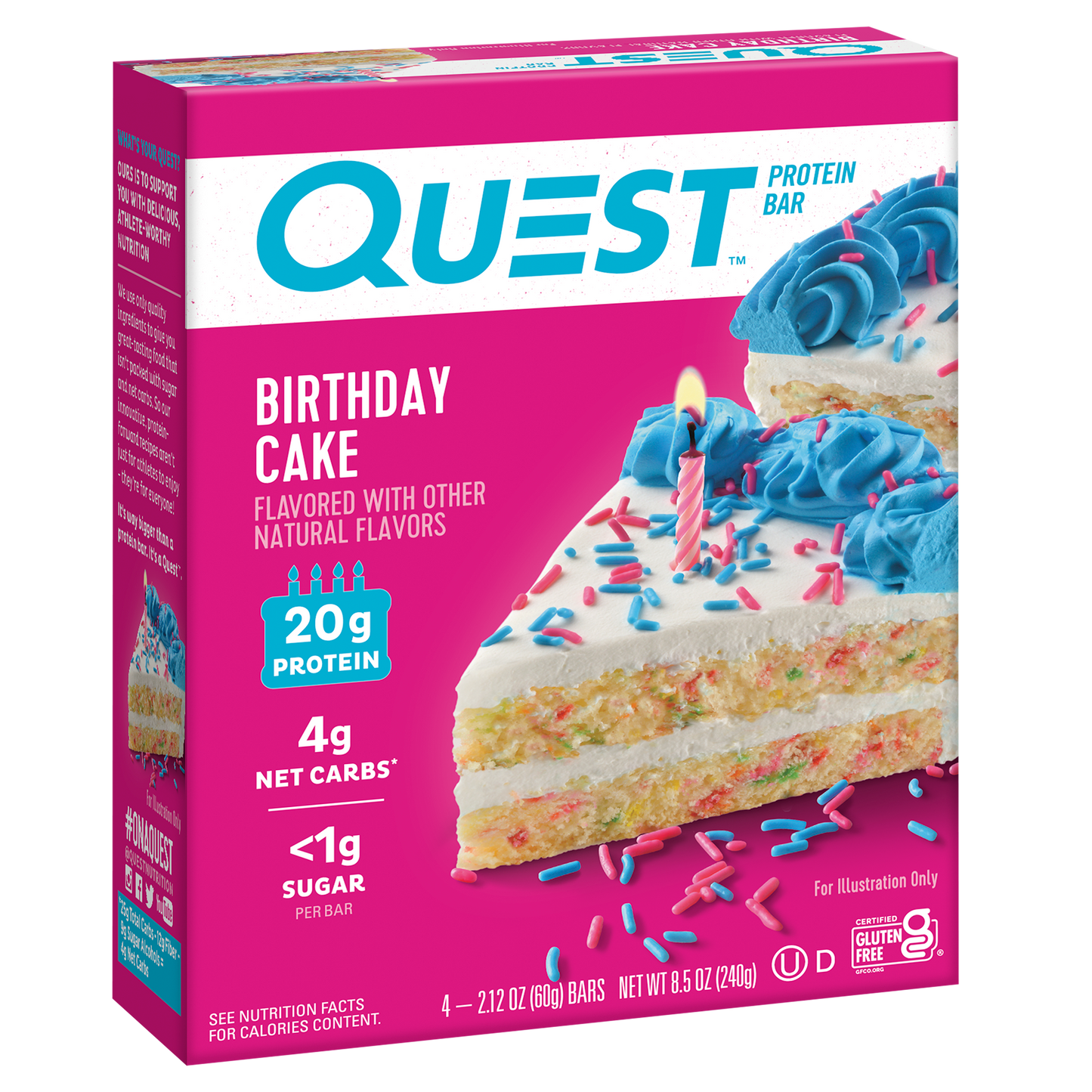 Birthday Cake Protein Bars