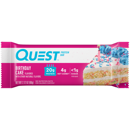 Birthday Cake Protein Bars