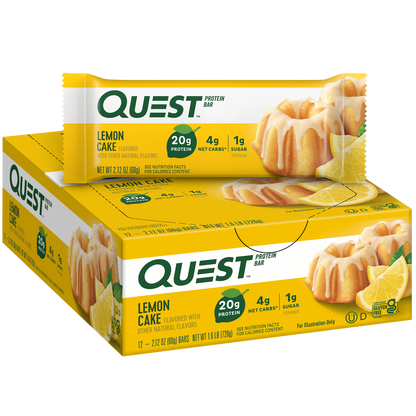 Lemon Cake Protein Bars
