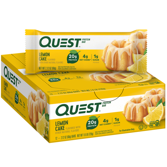 Lemon Cake Protein Bars