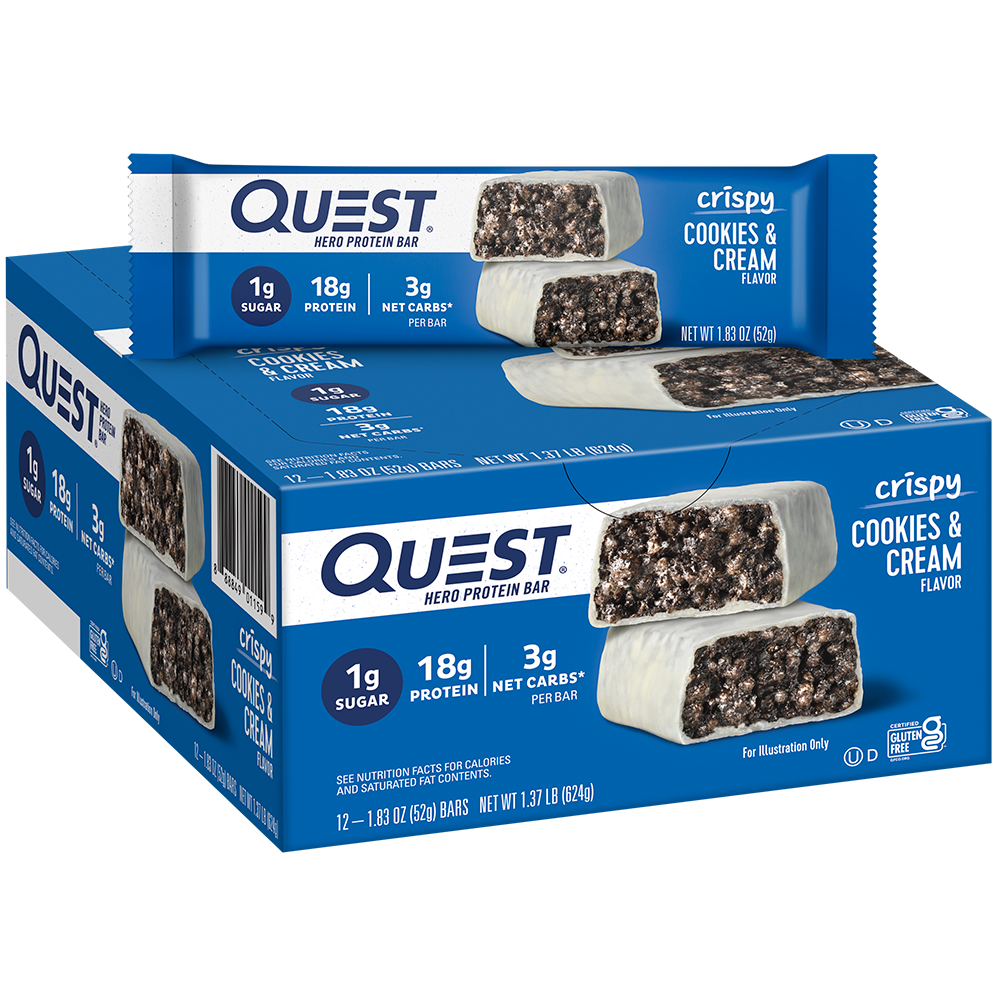 Cookies & Cream Hero Protein Bars