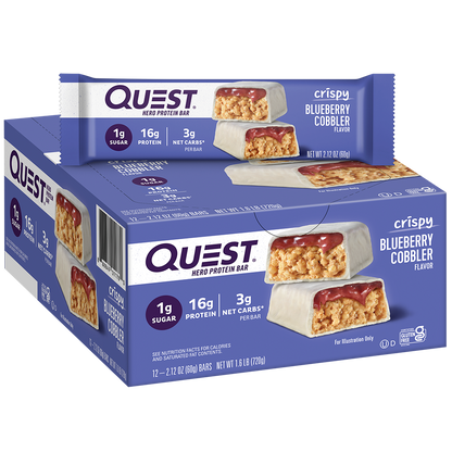 Blueberry Cobbler Hero Protein Bars