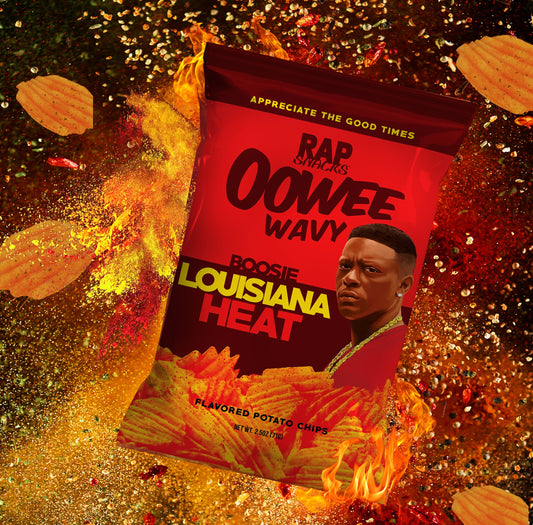 Rap Snacks - Boosie Louisiana Heat Wavy Chips 6-Pack