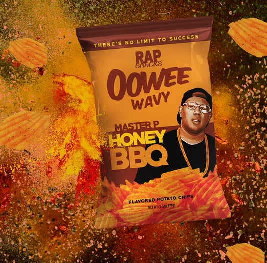 Rap Snacks - Master P Honey BBQ Oowee Wavy Chips 6-Pack