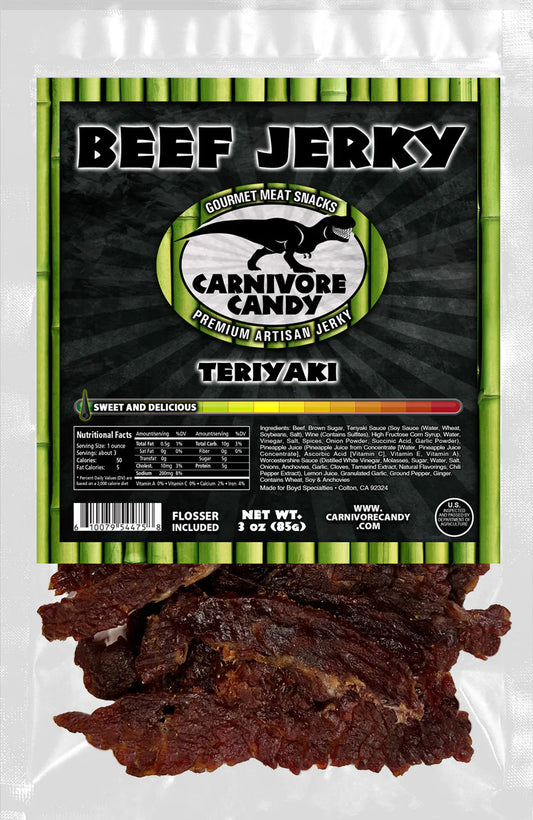 Carnivore Candy - Teriyaki Beef Jerky